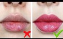 HOW TO: Get Rid of Dry & Chapped Lips INSTANTLY!