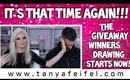 IT’S THAT TIME AGAIN!!! THE GIVEAWAY WINNERS DRAWING STARTS NOW! | Tanya Feifel-Rhodes
