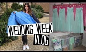 Wedding Week Vlog - Decor & Picking up my Dress! | Wedding Series