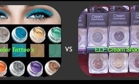 COLOR TATTOOS VS. E.L.F EYECREAM