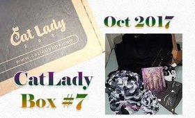 CRAZY CatLady Box #7  | October 2017 | PrettyThingsRock