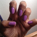 Purple Nail design