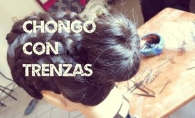 Chonguito con trenzas| Braided Updo