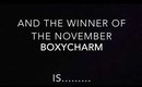Winner of November BoxyCharm Secret Link Giveaway