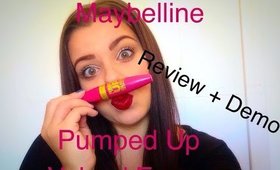Maybelline Pumped Up Colossal Volum' Express| Review + Demo!