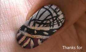 Sexy And Celtic-EASY Nail Art-Beginners nail designs-short nails- nail art tutorial-nail design