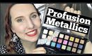 Profusion Cosmetics Metallics Eyeshadow Palette Review + Tutorial + Swatches