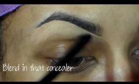 How to: Fill in Eyebrows Tutorial Using A Charcoal Brow Pencil