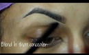 How to: Fill in Eyebrows Tutorial Using A Charcoal Brow Pencil