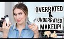 12 OVERRATED + UNDERRATED Makeup Products | JamiePaigeBeauty