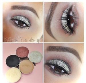 MUA @melformakeup looking gorgeous in soft eyeshadow and mink lashes from Minxlash.com