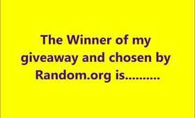 I need a favor giveaway winner announced