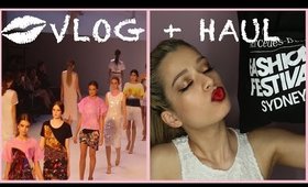 Mercedes Benz Fashion Festival Sydney | VLOG + HAUL (25th Sept)