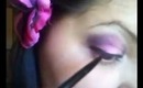 pink and black makeup tutorial