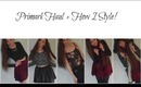 PRIMARK HAUL + HOW I STYLE