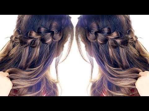 How to Style a Waterfall Braid