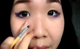 Lee Hyori CLIO Inspired Dramatic Purple Makeup ♥ 이효리 보라색 메이크업