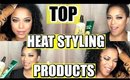 TOP PRODUCTS FOR HEAT STYLING ❤️ NATURAL HAIR 2016 || MelissaQ
