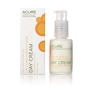 Acure Organics day cream: gotu kola stem cell + 1% chlorella growth factor