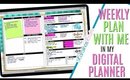 Setting up Weekly Digital Plan With Me JULY 28, Digital Plan With Me This Week JULY 29 to 4