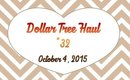 Dollar Tree Haul #32 | October 4, 2015 | PrettyThings Rock