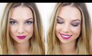 Smokey Purple Makeup Tutorial (Get Ready With Me)