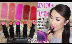 NEW Butter London Lippy Moisture Matte Lipsticks | Try On + 1st Impressions | hollyannaeree