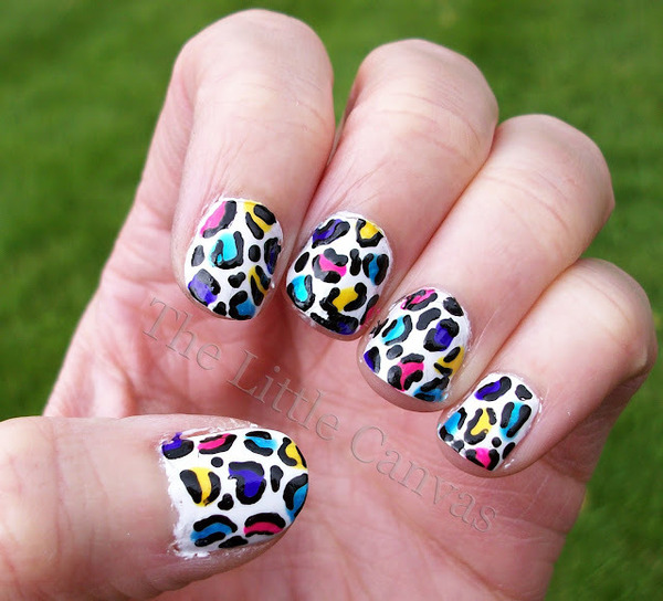 Funky Crazy Leopard Nails | The Little Canvas A.'s (thelittlecanvas ...
