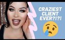 CRAZIEST CLIENT EVER !?! Crazy Client Storytime #storytime #makeupartist