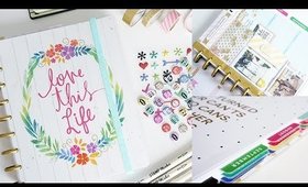 The Happy Planner - Set Up, Elastic Band, DIY Dashboard, Laminate Tabs | Charmaine Dulak