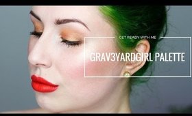 GRWM: GRAV3YARDGIRL SWAMP QUEEN PALETTE - GOLD