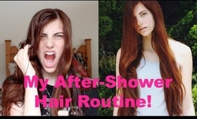 My After-Shower Hair Routine + COME SEE THE NERD AND THE BIRD LIVE!