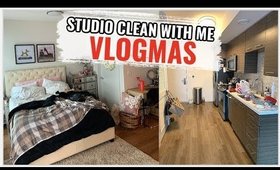 LA Studio Apartment Clean With Me | VLOGMAS DAY 19
