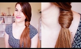 Easy Twisted Side Ponytail