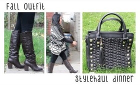 Fall Outfit | StyleHaul Dinner