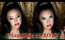 Maquillaje en tonos ROJOS y VINO / RED & BURGUNDY  makeup tutorial| auroramakeup