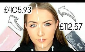 Cheap VS Most Expensive Makeup 🤔 Drugstore Dupes | shivonmakeupbiz