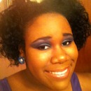 Blue and Purple Matte Look