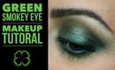 Green Smokey Eye Makeup Tutorial | Saint Patrick's Day Makeup