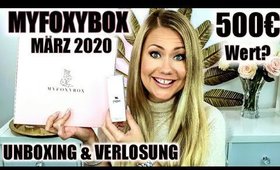 🤔500€ Wert? FOXYBOX März 2020 | UNBOXING & VERLOSUNG