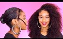 How to Quick Weave on Natural Hair► Natural Hair Protective Style