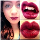 Dark Red Lips!