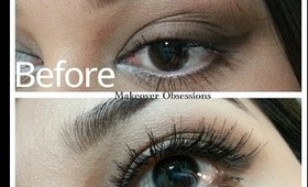 Review & Demo: Ebay Invisible band false eye lashes