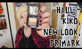 HAUL - Kiko Cosmetics, Primark, New Look, QWERTEE etc