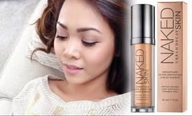 First Impression: Urban Decay Naked Skin Foundation | Charmaine Manansala