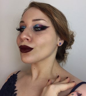 It's easier to love, then to hate.
http://theyeballqueen.blogspot.com/2017/01/dark-patriotic-red-white-blue-makeup.html