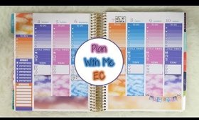 Plan With Me | April Clouds (Erin Condren Vertical)