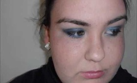 Glee's Lea Michele Makeup (Smokey Blue Eyes)