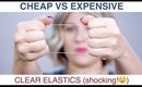 CLEAR ELASTICS - Cheap vs EXPENSIVE (shocking results!)