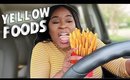 I ONLY ATE YELLOW FOOD FOR 24 HOURS CHALLENGE!!!